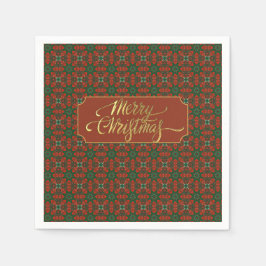 Luxuriöse Vintage Weihnachten Serviette