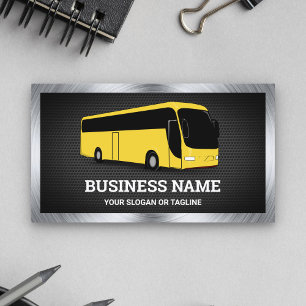 Luxuriöse Yellow Bus Sightseeing Tours Reisen Agen Visitenkarte