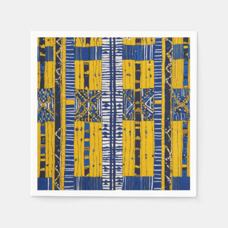 Luxuriöser afrikanischer Karibik-Mudcloth Serviette