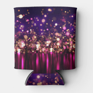 Luxuriöser Glitzer Glow 3D Hintergrund. Dosenkühler