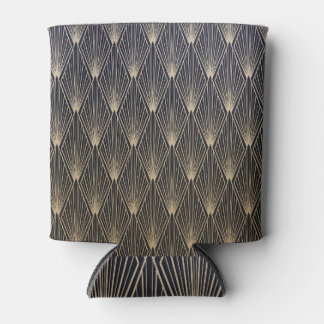 Luxuriöser Golden: Geometrisches Hintergrundpapier Dosenkühler