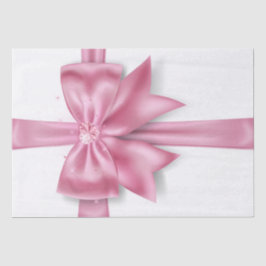 Luxuriöser großer rosa Geschenkbogen mit Diamanten Seidenpapier