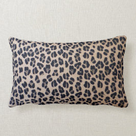 Luxuriöser Leopard-Druck-lumbales Kissen 13" X 21