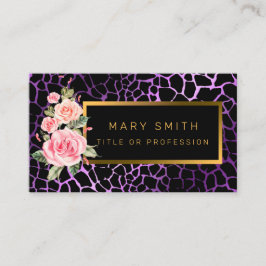 Luxuriöser, moderner Blumenstrauß fügt Ihren Text Visitenkarte