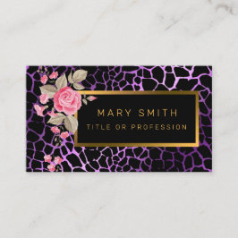 Luxuriöser, moderner Blumenstrauß fügt Ihren Text Visitenkarte