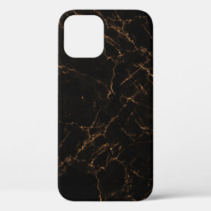 Luxuriöser schwarzer Marmor: Elegante Textur Case-Mate iPhone Hülle