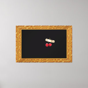 Luxuriöser Surrealer Kirschleinwanddruck Leinwanddruck