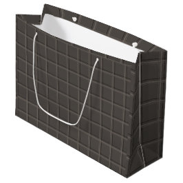 Luxuriöser warmer Holzkohle-Fensterplaid Große Geschenktüte