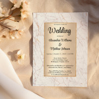 Luxuriöser weißer Glitzer Marmor Glamour Hochzeit