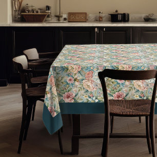 Luxuriöses 18. Jahrhundert Inspiriert Delicate Flo Tischdecke
