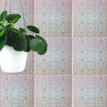 Luxuriöses Barock Gold Damask Muster auf Pastel Om Fliese<br><div class="desc">Luxuriöses und elegantes Dekorfliesen mit goldfarbenem verziertem Muster auf pastellblauem/rosa/lila Omelett.</div>
