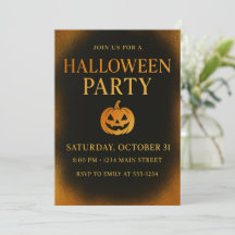 Luxuriöses Black & Gold Spooky Elegantes Halloween