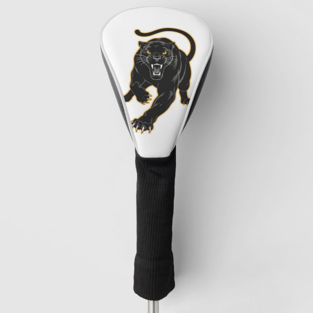 Luxuriöses Black Panther Headcover (Vorderseite)