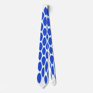 Luxuriöses blaues Python-Hautmuster Krawatte