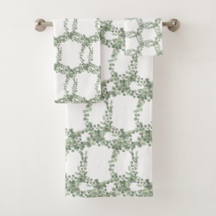 LUXURIÖSES BOTANISCHES SAGE GRÜNES HAMPTON TOWEL S BADHANDTUCH SET