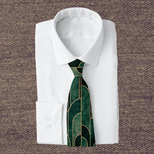 Luxuriöses Design im Art Deco Stil Krawatte