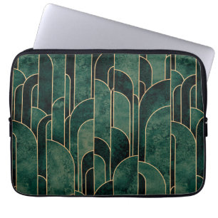 Luxuriöses Design im Art Deco Stil Laptopschutzhülle