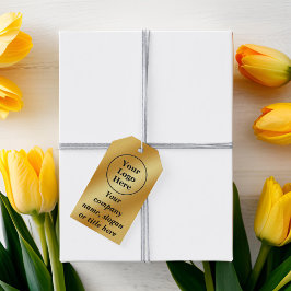 Luxuriöses Gold metallisch Geschenkanhänger