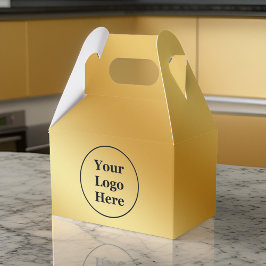 Luxuriöses Gold metallisch Geschenkschachtel