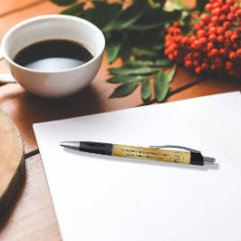 Luxuriöses Gold metallisch Kugelschreiber