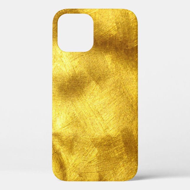Luxuriöses Golden Texture Design Case-Mate iPhone Hülle (Rückseite)
