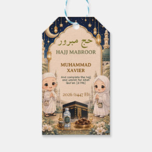 Luxuriöses Hajj Mabroor Süßes Gesegnetes Pilgerfah Geschenkanhänger