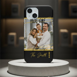 Luxuriöses individuelles Foto-chic-schwarzes und g iPhone 16 Pro Max Hülle