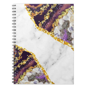 Luxuriöses Interieur Marmor Stone Glitzer Badetuch Notizblock
