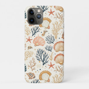 Luxuriöses Küsten-Meeresschnecken-Blakorallen-Pfir Case-Mate iPhone Hülle