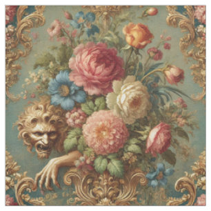 Luxuriöses Lurking - Gothic Statement Tile Stoff