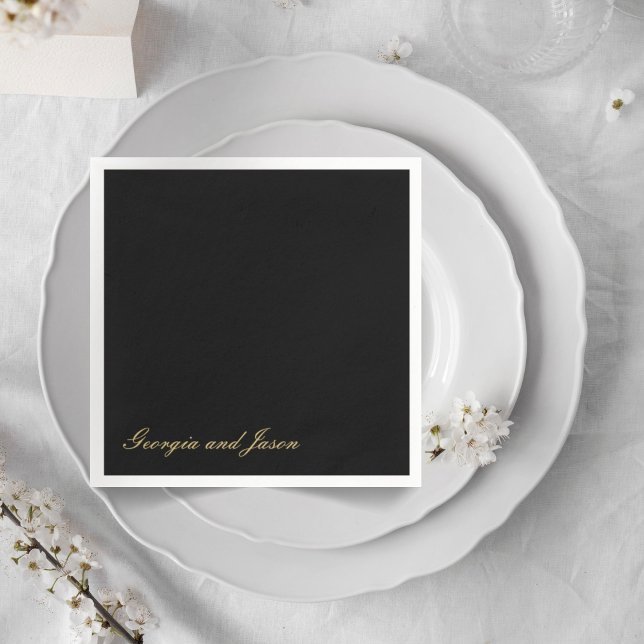 Luxuriöses, modernes Hochzeitspapier Serviette (Von Creator hochgeladen)