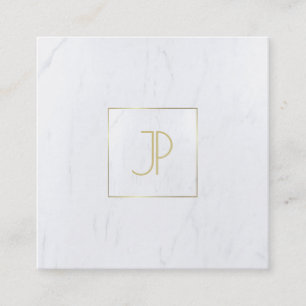 Luxuriöses modernes quadratische visitenkarte