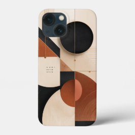 Luxuriöses neutrales geometrisches Ästhetik iPhone Case-Mate iPhone Hülle