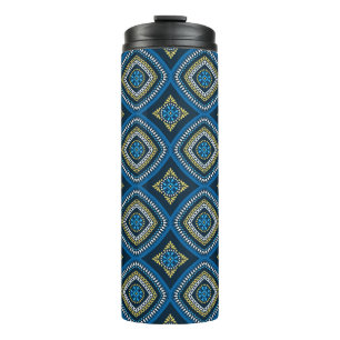 Luxuriöses orientalisches nahtloses Muster Thermosbecher