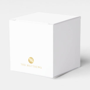 Luxuriöses Personalisiertes Monogramm Geschenkschachtel