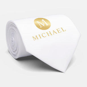 Luxuriöses Personalisiertes Monogramm Krawatte