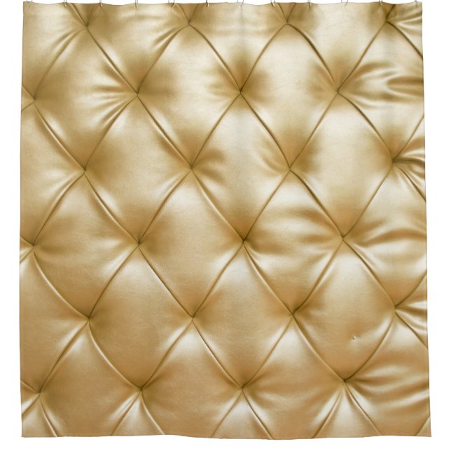 Luxuriöses Sofa-Leder-Muster-Backgro Duschvorhang (Vorderseite)