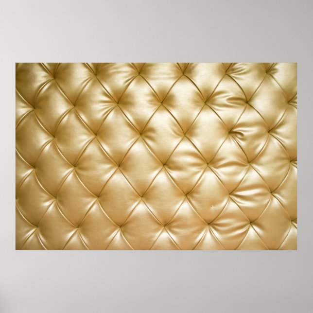 Luxuriöses Sofa-Leder-Muster-Backgro Poster (Vorne)