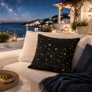 Luxuriöses Sternennacht-Akzentschoner Kissen