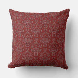 Luxuriöses und elegantes Verziert Damask-Muster Kissen