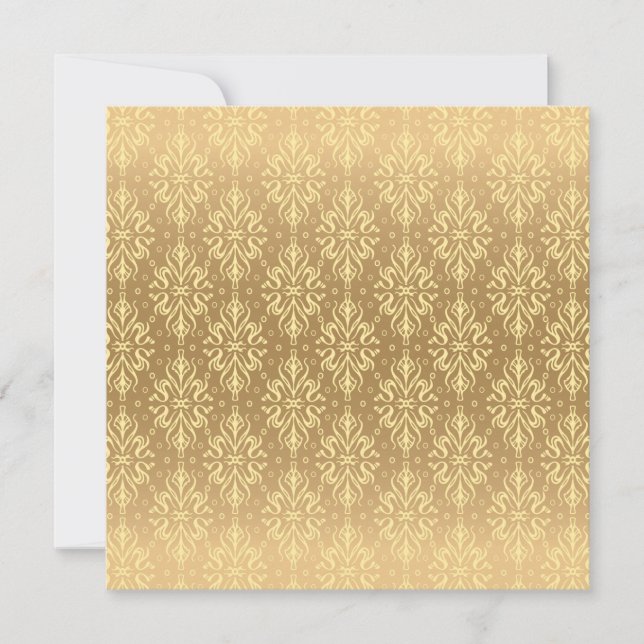 Luxuriöses Vintages Muster 2 Ankündigung (Vorderseite)