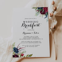 Luxuriöses Whimsical Boho Floral Wedding Frühstück