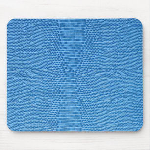 Luxurious blue leather mousepad