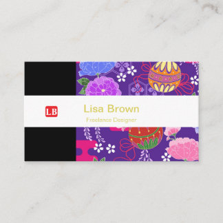 Luxurious Japanese-Style business card Visitenkarte