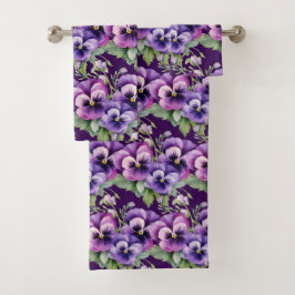 Luxury Bath Towel Set | Pamper Yourself w/ Flowers