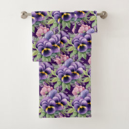 Luxury Bath Towel Set | Pamper Yourself w/ Flowers
