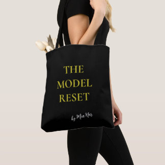Luxury Black & Gold Parisian Chic Tote Bag - The M