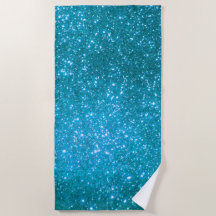 Luxury Blue Gold Glitzer