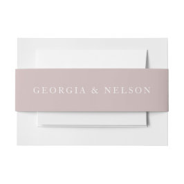 Luxury Blush Floral Wedding Einladungsbanderole