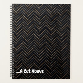 Luxury Brand Herringbone | Subtle Foil Pinstripe Planer
